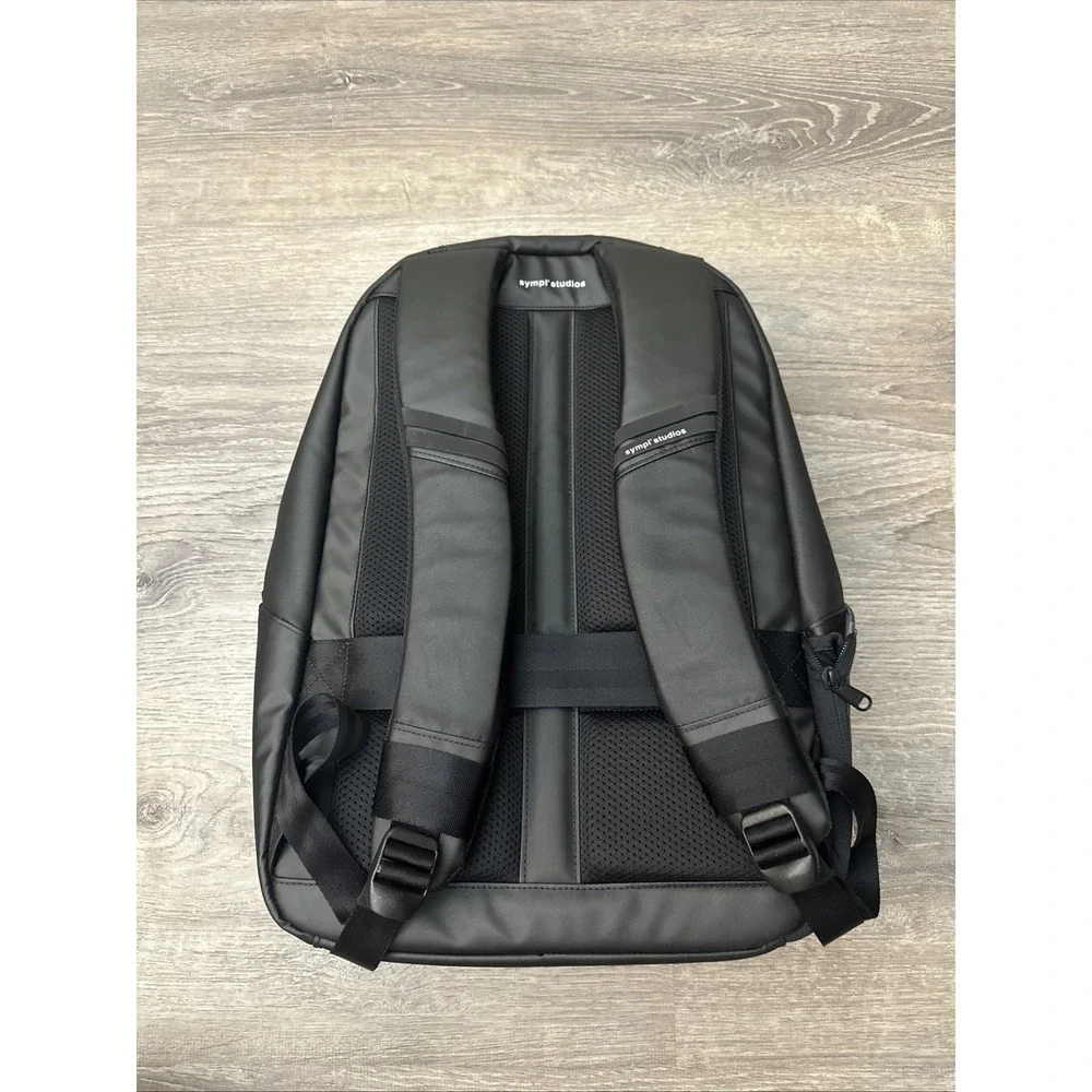 SYMPL Studios Backpack - Black Laptop Commuter Daypack 20L